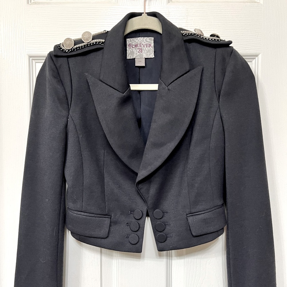 Forever 21 Navy Blue Blazer - Size Small
